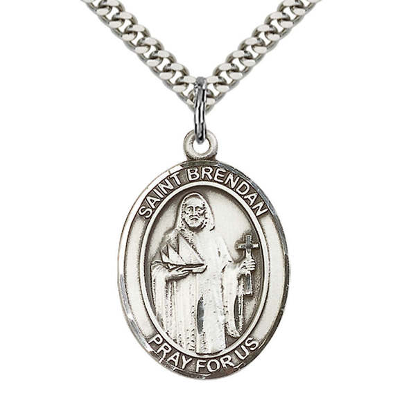 Other - Saint Brendan the Navigator Sterling Silver Medal